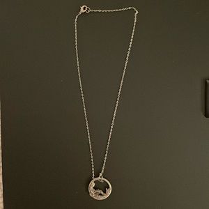 Sterling silver mermaid necklace- 16 inches